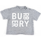 Burberry Grey Logo T Shirt - 12M