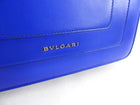 Bvlgari Cobalt Blue Leather Serpenti Forever Flap Bag