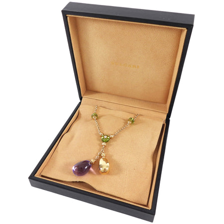 Bvlgari 18k Yellow Gold Sassi Mediterranean Eden Necklace