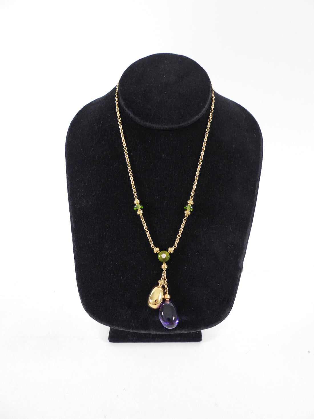 Bvlgari 18k Yellow Gold Sassi Mediterranean Eden Necklace