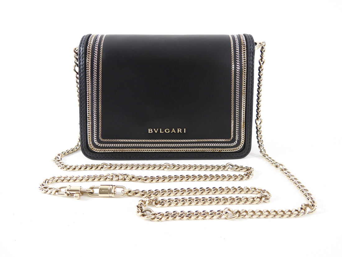 Bvlgari Mini Serpenti Forever Diamond Blast Chain Flap Bag