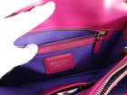 Bvlgari Magenta Leather Medium Serpenti Flap Bag