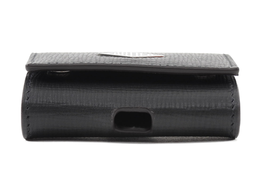 Cartier Black Grained Calfskin Losange Air Pods Pro Case