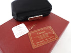 Cartier Vintage Panthere Black Silk Satin Python Evening Box Clutch Bag