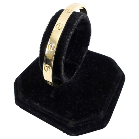 Cartier 18k Yellow Gold Love Cuff Bracelet - 16