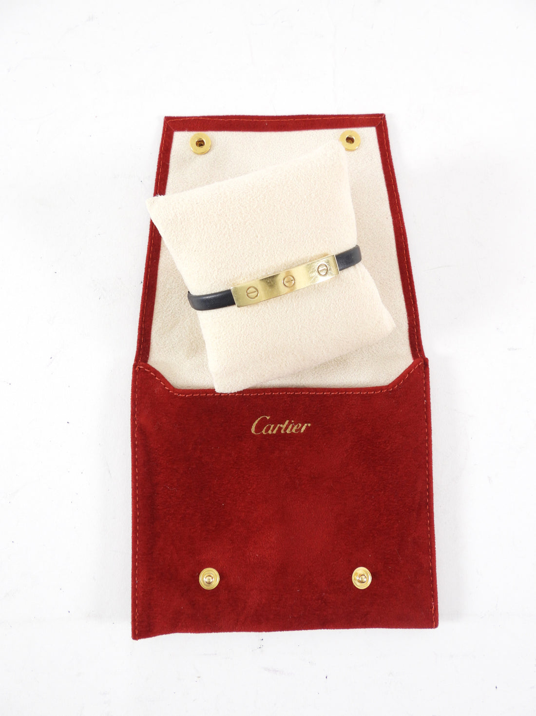 Cartier 18K Gold Love Slide Bar Bracelet