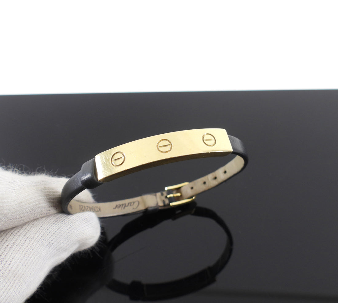 Cartier 18K Gold Love Slide Bar Bracelet