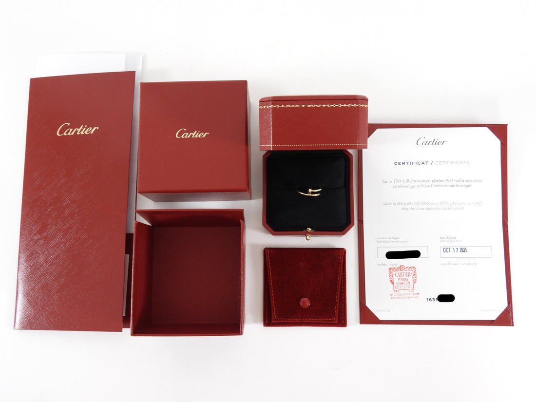 Cartier 18k Gold Juste Un Clou Ring Small Model - 55 / 7.25
