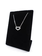 Cartier 18k White Gold Diamond C de Cartier Pendant Necklace