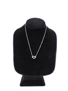 Cartier 18k White Gold Diamond C de Cartier Pendant Necklace