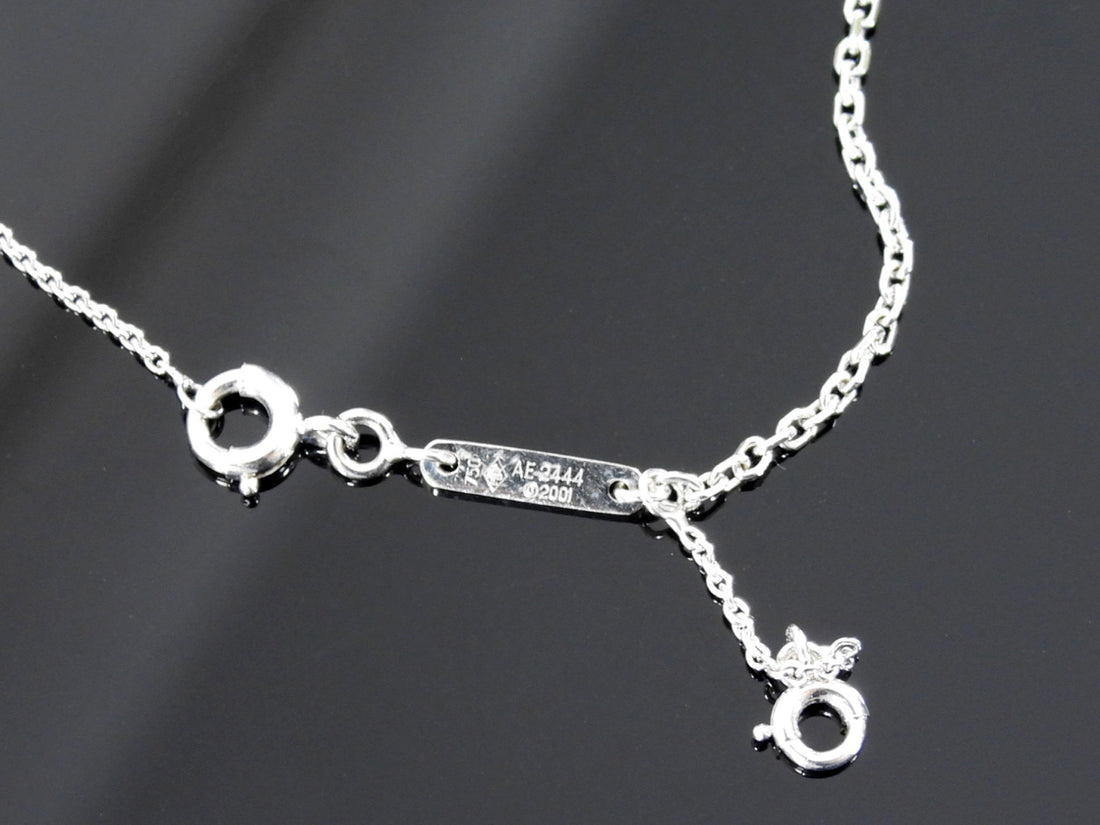 Cartier 18k White Gold Diamond C de Cartier Pendant Necklace