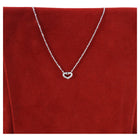 Cartier 18k White Gold Diamond C de Cartier Pendant Necklace