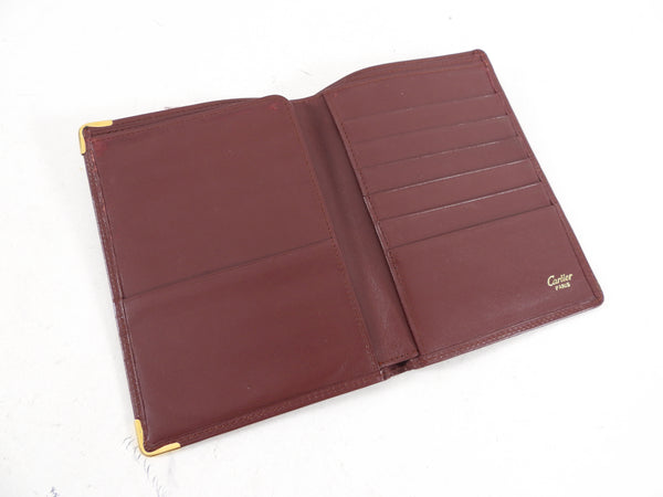 Cartier Vintage Burgundy Passport Holder / Organizer – I MISS YOU VINTAGE