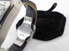Cartier Santos 100 Stainless Steel Alligator Band Automatic Watch 2878