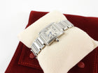 Cartier Stainless Steel Tank Francaise Small Model with White Dial 2364