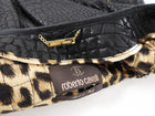 Roberto Cavalli Leather Quilted Leopard Lined Jacket - XS / 2