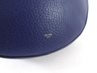 Celine Blue Leather Large Hobo Shoulder Bag