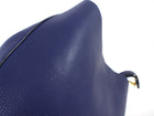 Celine Blue Leather Large Hobo Shoulder Bag