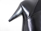 Celine Black Leather Heel Ankle Boots - 7