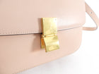 Celine Nude Calfskin Leather Medium Classic Box Bag