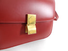 Celine Red Medium Box Shoulder Bag