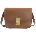 Celine Brown Leather Medium Box Bag