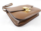 Celine Brown Leather Medium Box Bag