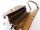 Celine Brown Leather Medium Box Bag
