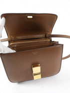 Celine Brown Leather Medium Box Bag