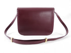 Celine Dark Burgundy Leather Medium Box Bag