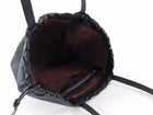 Celine Black Soft Leather Cabas Tote Bag
