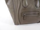 Celine Taupe Leather Micro Luggage Tote Bag