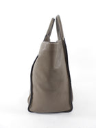 Celine Taupe Leather Micro Luggage Tote Bag
