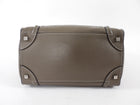 Celine Taupe Leather Micro Luggage Tote Bag
