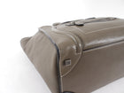 Celine Taupe Leather Micro Luggage Tote Bag