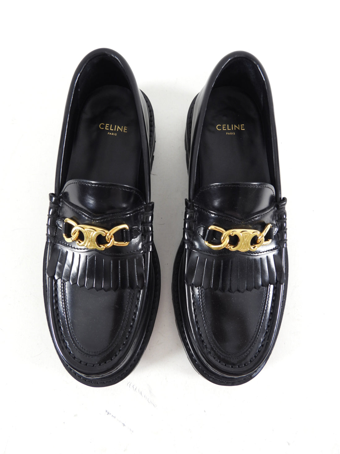 Celine Margaret Loafer with Triomphe Chain - 37