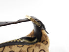 Celine Pony Hair Triomphe Logo Brown Baguette Bag