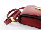 Celine Red Smooth Leather Medium Classic Box Bag