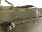Celine Olive Green Leather Phantom Cabas Tote Bag