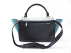 Celine Small Tricolour Blue Trapeze Bag SHW