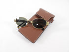 Celine Goldtone Oval Triomphe Sunglasses