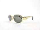 Celine Goldtone Oval Triomphe Sunglasses