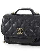 Chanel Black Mini Business Affinity Caviar Clutch on Chain Bag