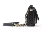 Chanel Black Mini Business Affinity Caviar Clutch on Chain Bag