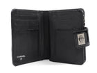 Chanel Black Patent Leather Quilted Reissue Compact Wallet