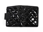 Chanel Black Patent Leather Quilted Reissue Compact Wallet