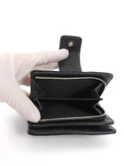 Chanel Black Patent Leather Quilted Reissue Compact Wallet