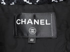 Chanel Black White 2019 C La Pausa Button Diamond Tweed Jacket-  FR 40 / 8 / M
