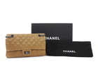 Chanel Bronze Caviar Quilted Leather 2.55 Reissue 225 Medium Flap Bag 225