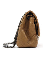 Chanel Bronze Caviar Quilted Leather 2.55 Reissue 225 Medium Flap Bag 225